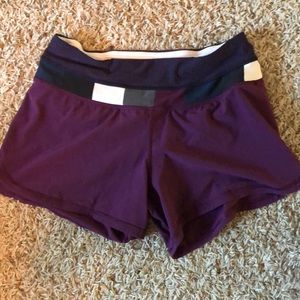 Lululemon running shorts - size 4